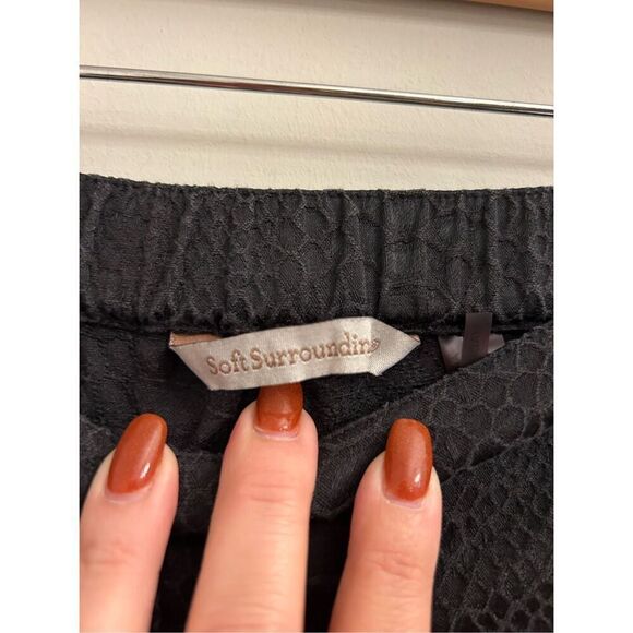 Soft Surroundings snake print skinny pants Medium Tall rock - Picture 5 of 10